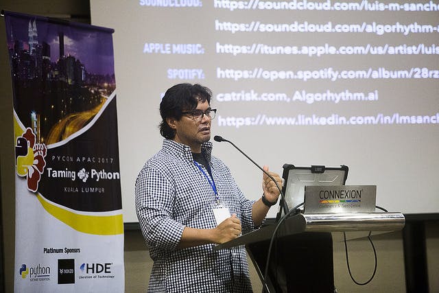 Luis Miguel Sanchez Addresses PyCon Malaysia APAC 2017 as Keynote Speaker.